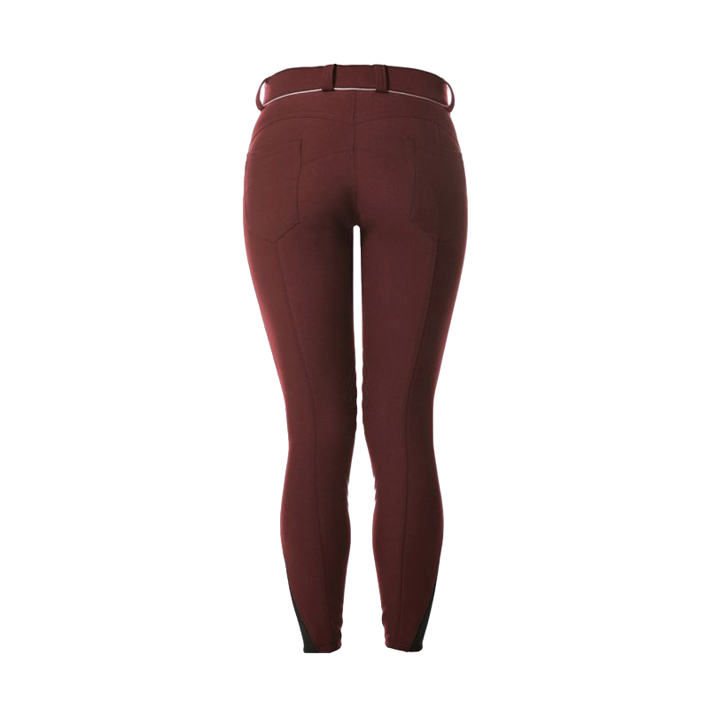 Flags & Cup - Pantalon d'équitation femme Push up Bordeaux | - Ohlala