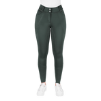 Equithème - Pantalon d'équitation femme Elsa Je t'aime kaki | - Ohlala