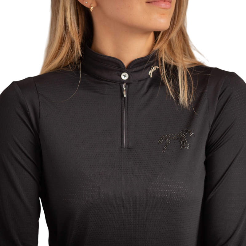 Pénélope - Baselayer manches longues femme Techpy noir
