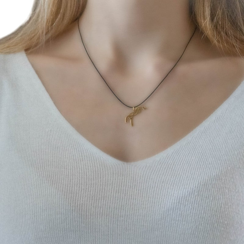 Pénélope - Collier Equestre doré | - Ohlala
