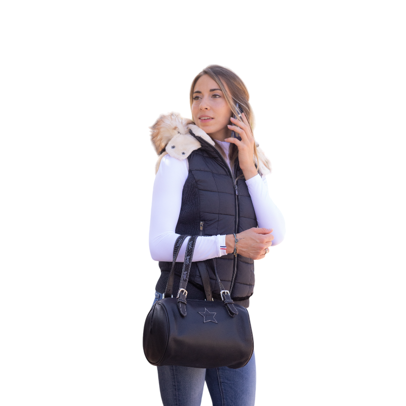 Pénélope - Doudoune sans manches femme Newroge noir | - Ohlala