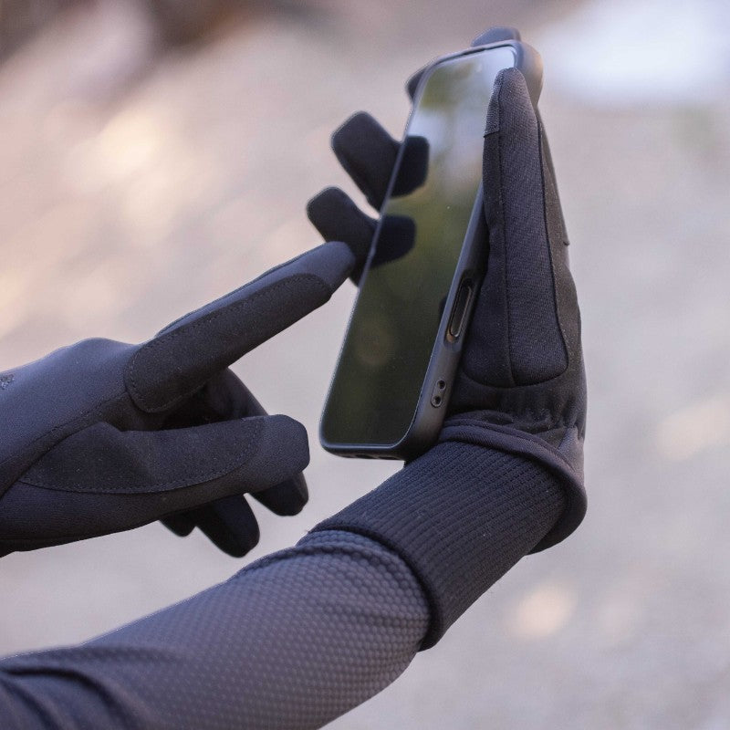 Pénélope - Gants d'équitation Wintertech noir | - Ohlala