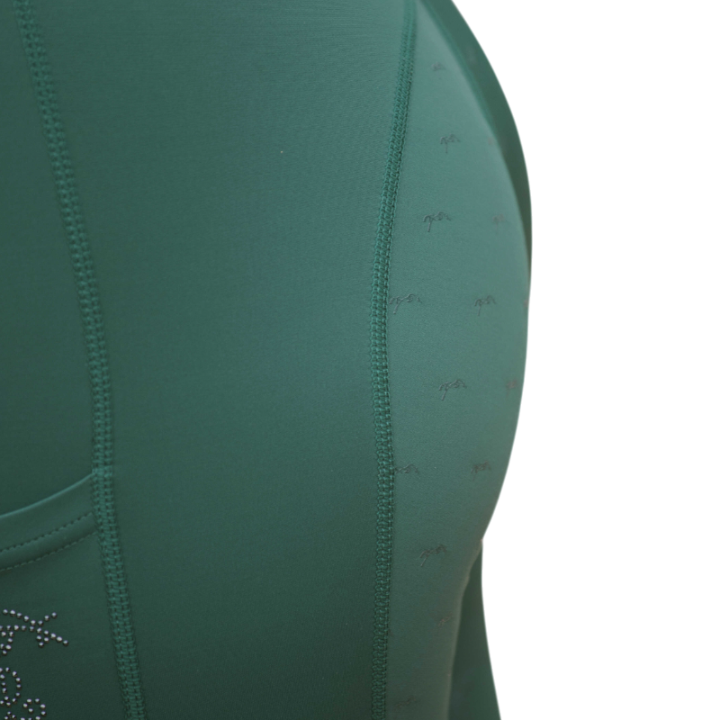 Pénélope - Legging d'équitation femme Delphe pull-on vert foncé