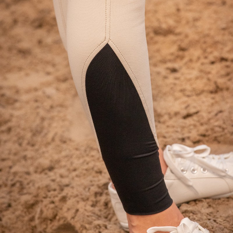 Pénélope - Pantalon d'équitation femme Point Sellier crème | - Ohlala