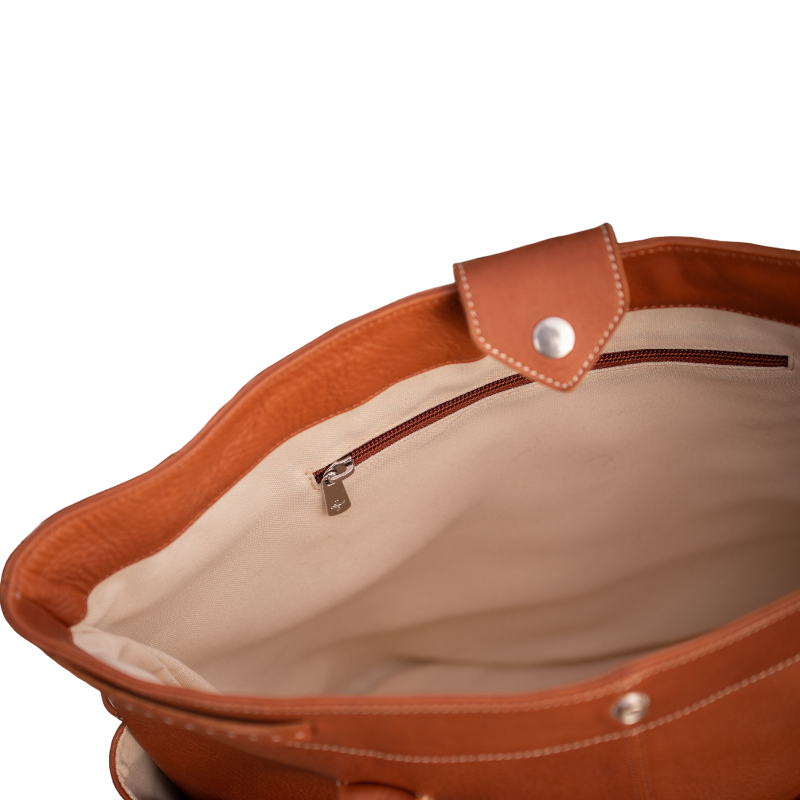 Pénélope - Sac à main Maisons Laffite cognac | - Ohlala