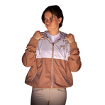 Pénélope - Windstopper jack Celecce caramel/grijs | - Ohlala