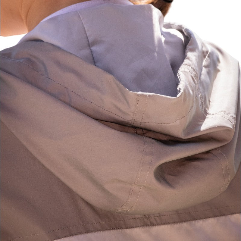 Pénélope - Veste coupe vent Celecce caramel/ gris | - Ohlala