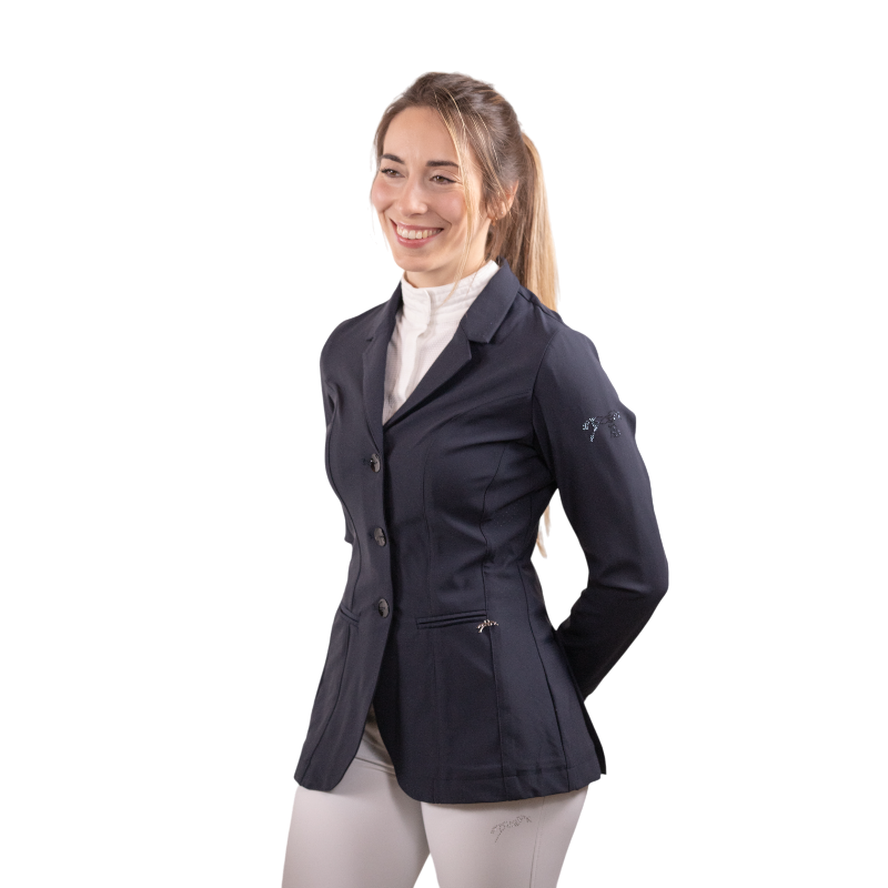 Veste de concours femme Calista marine Pénélope | OHLALA Veste de concours femme Calista marine Pénélope | OHLALA