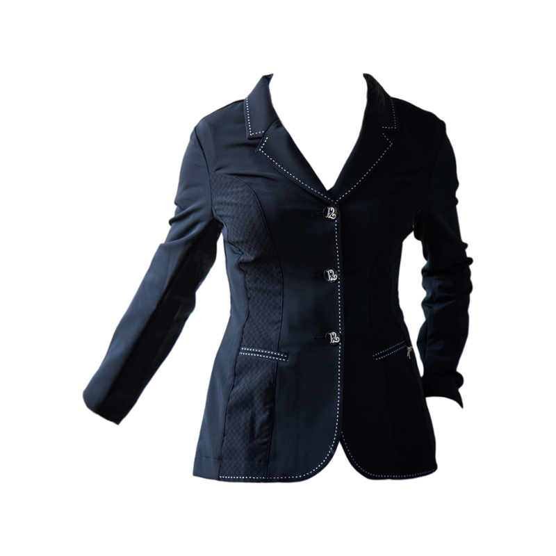 Pénélope - Veste de concours femme Paris Air soft noir | - Ohlala
