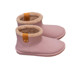 Eden by Pénélope - Boots fourrées enfant rose poudré | - Ohlala