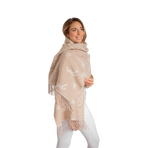 Pénélope - Damessjaal Lana beige/ecru | - Ohlala