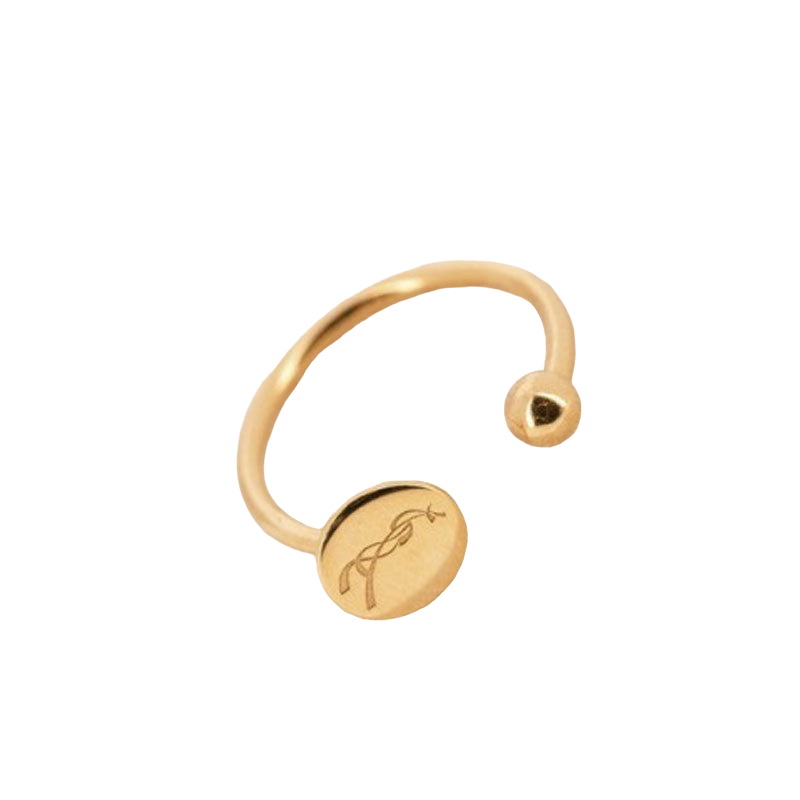 Pénélope - Bague Lisa doré | - Ohlala
