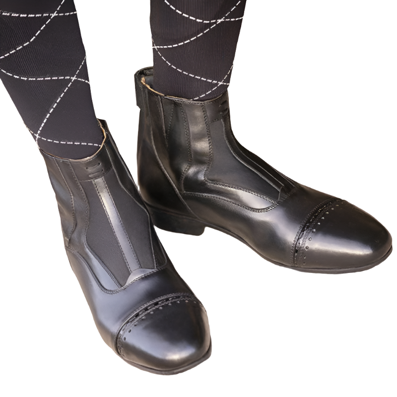 Pénélope - Boots d'équitation Celeste noir | - Ohlala