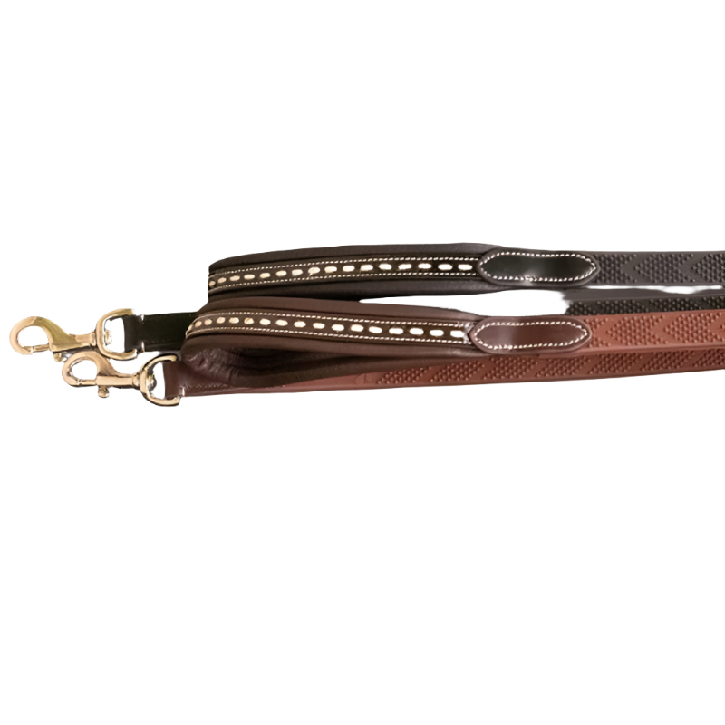 Pénélope - Laisse pour chien Rubber havane | - Ohlala