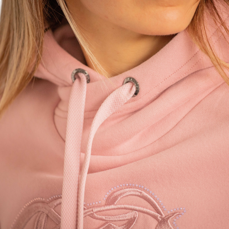 Pénélope - Sweat à capuche femme Polly rose