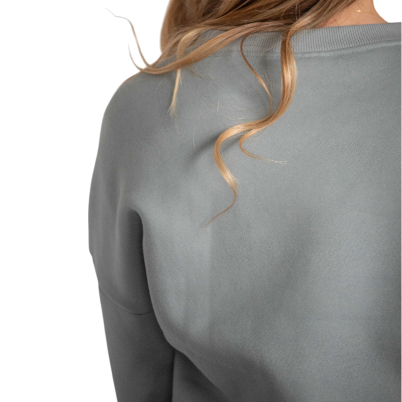 Pénélope - Sweat femme Bianca vert sauge