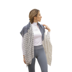 Pénélope Store - Étole Alix grijs en ecru | - Ohlala