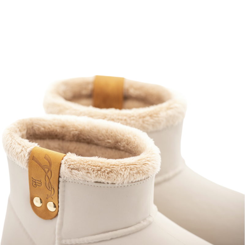 Pénélope - Boots fourrées gris glacier | - Ohlala