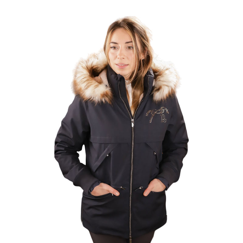 Pénélope - Parka Steppy femme marine | - Ohlala