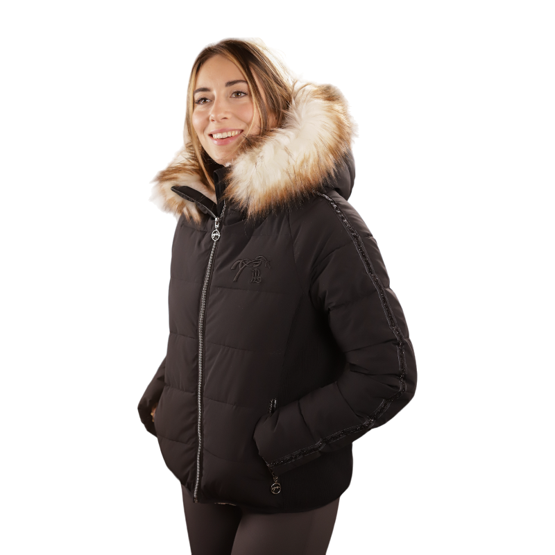 Pénélope - Blouson Louxy noir | - Ohlala