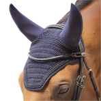 Pénélope - Bonnet pour chevaux anti-bruit Strass marine | - Ohlala