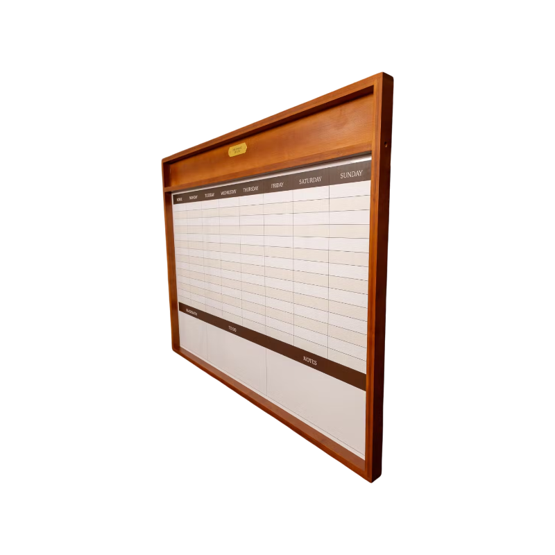 Grooming Deluxe - Magnetische stalplanner bruin