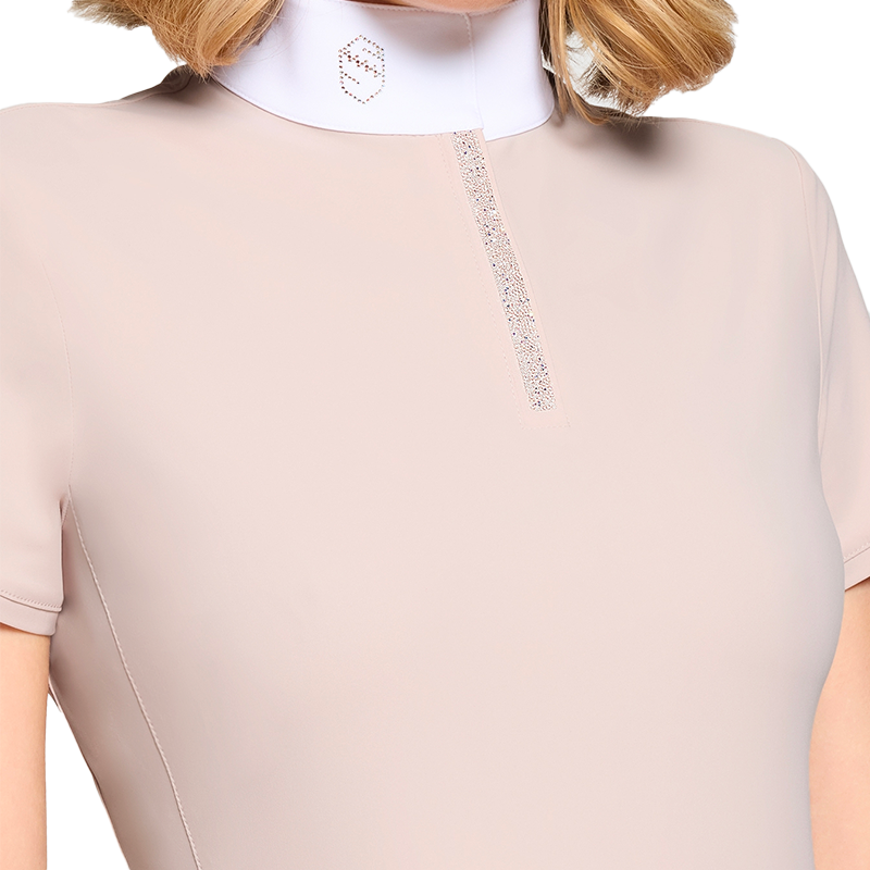 Samshield - Dames wedstrijdpolo Roxy poederroze | - Ohlala