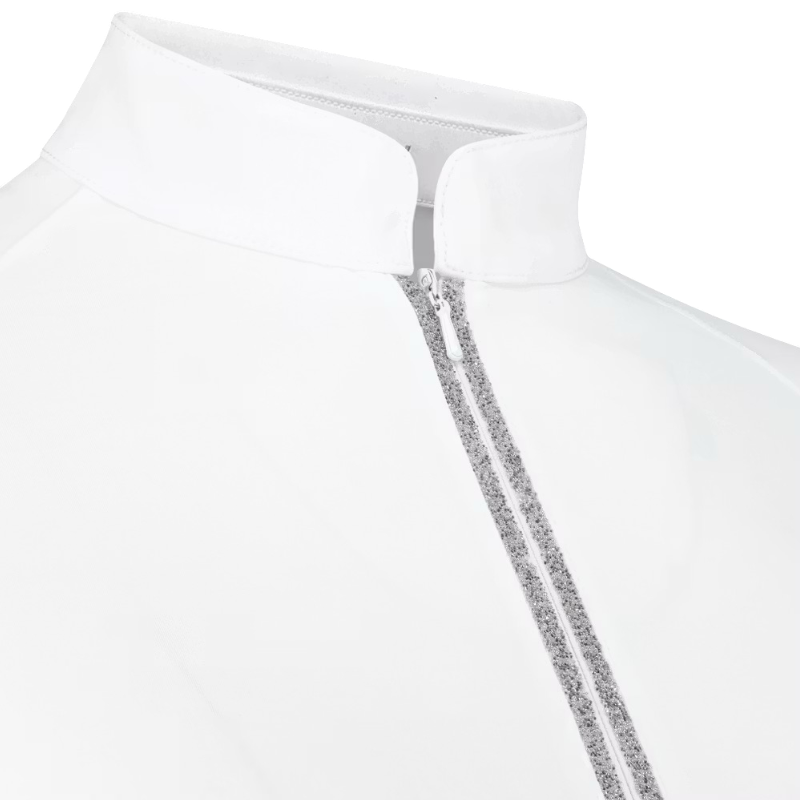 Kentucky Horsewear - Polo de concours manches courtes femme Classic blanc