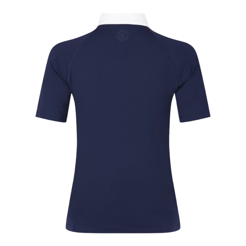 Kentucky Horsewear - Polo de concours manches courtes femme Classic marine