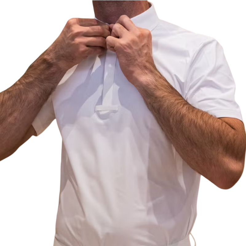 Kentucky Horsewear - Polo de concours manches courtes homme Classic blanc
