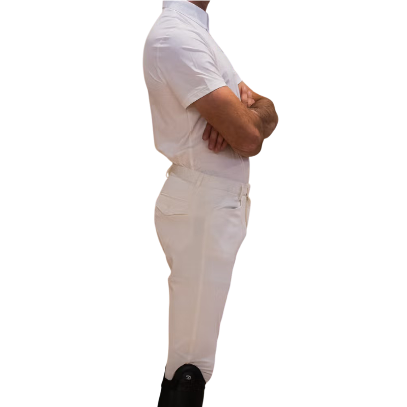 Kentucky Horsewear - Polo de concours manches courtes homme Classic blanc