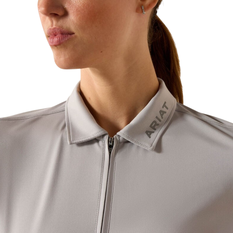 Ariat - Polo korte mouwen dames Bandera show grey | - Ohlala