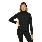 GEM - Polo manches longues femme Chichi noir | - Ohlala