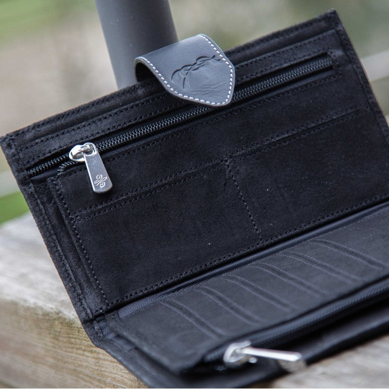 Pénélope - Portefeuille Bertille noir glitter