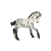 PAPO - Figuurtje zwart Appaloosa veulen | - Ohlala