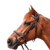 Privilege Equitation - Grandville combineerd trenshoofdstel met bruine teugels | - Ohlala