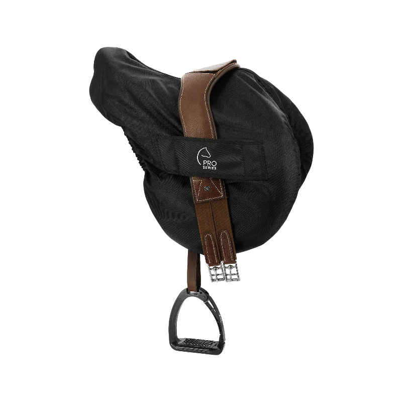 Pro Series - Housse de selle avec passage d'étrivières noir