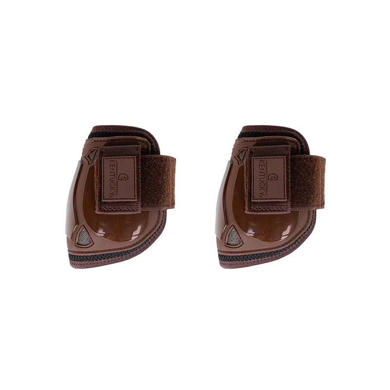 Kentucky Horsewear - Protège boulets Air Velcro marron