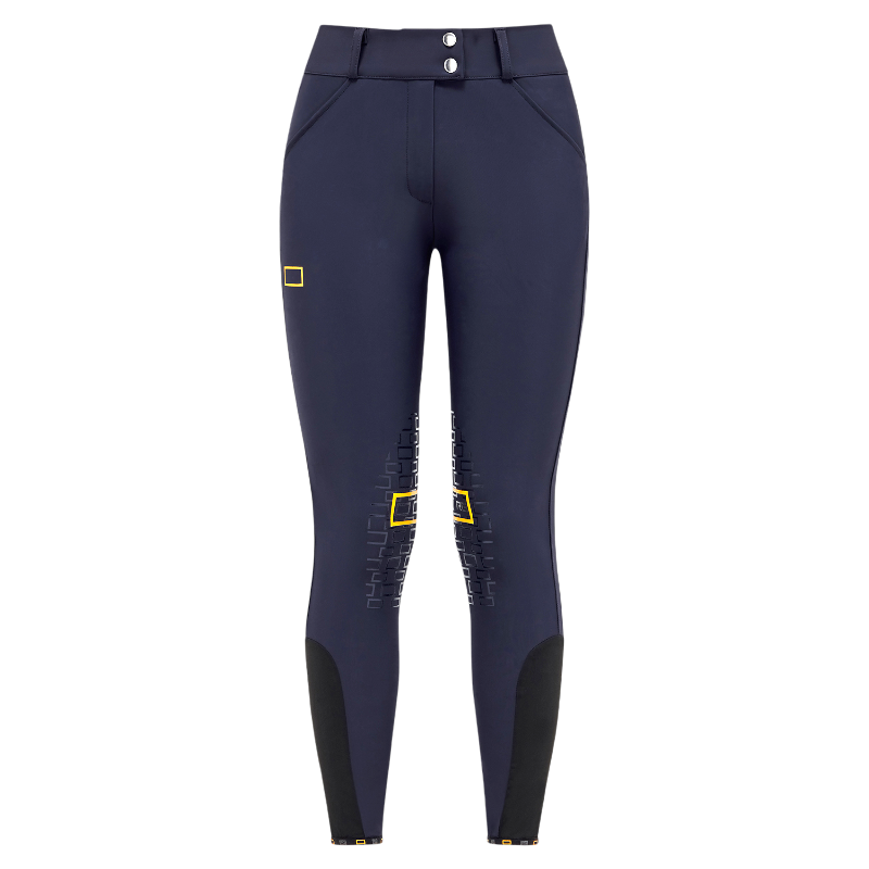 RG Italy - Pantalon d'équitation femme RG taille haute marine | - Ohlala