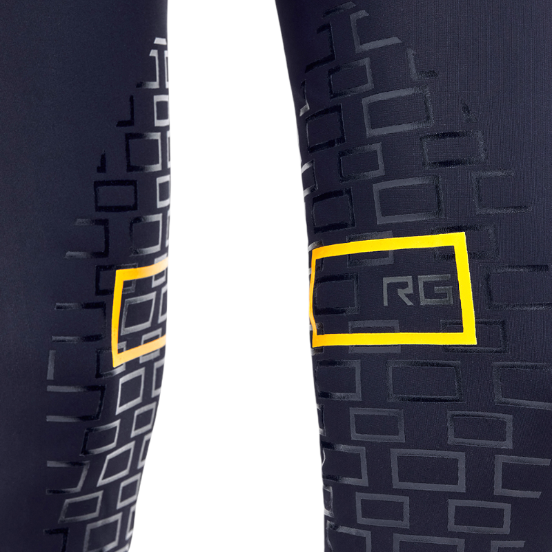 RG Italy - Pantalon d'équitation femme RG taille haute marine | - Ohlala