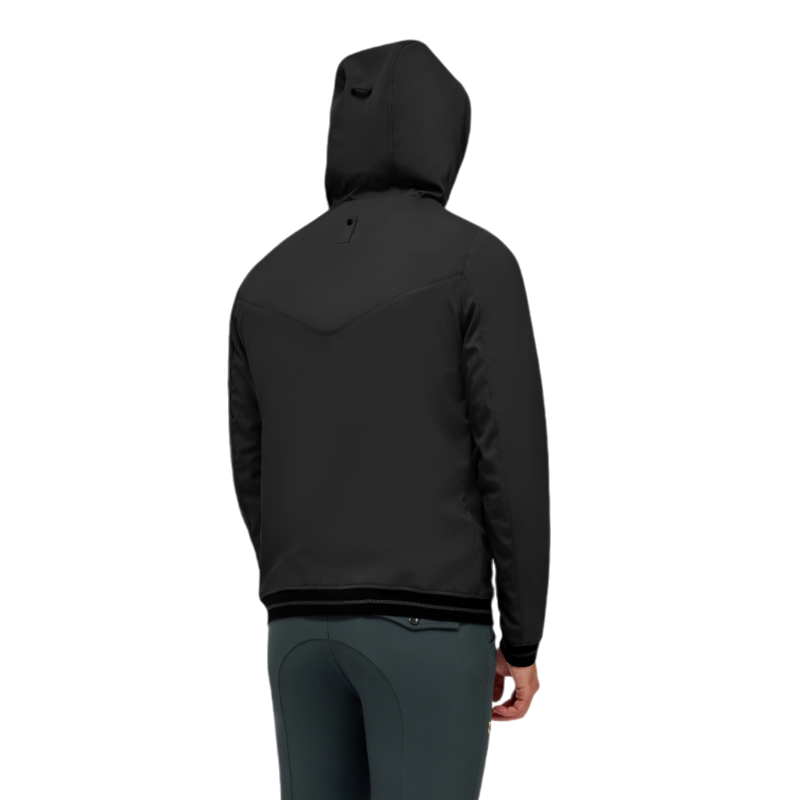RG Italy - Veste manches longues homme RG Hooded Softshell noir | - Ohlala