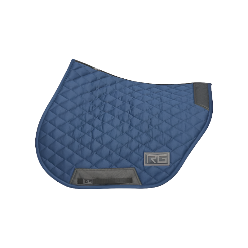 RG Italy - Tapis de selle coupé marine | - Ohlala