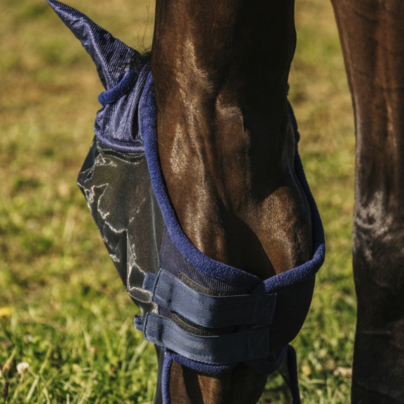 Riding World - Masque anti-mouches avec oreilles First marine | - Ohlala