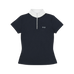 Riding World - Wedstrijdpolo korte mouwen dames Roxane marine | - Ohlala