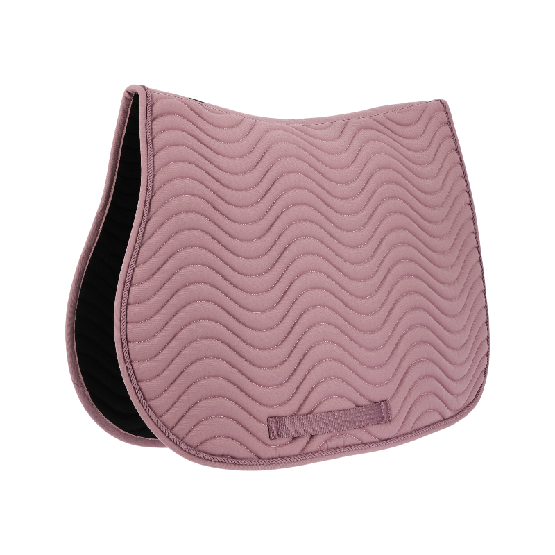 Riding World - Tapis de selle Wave vieux rose