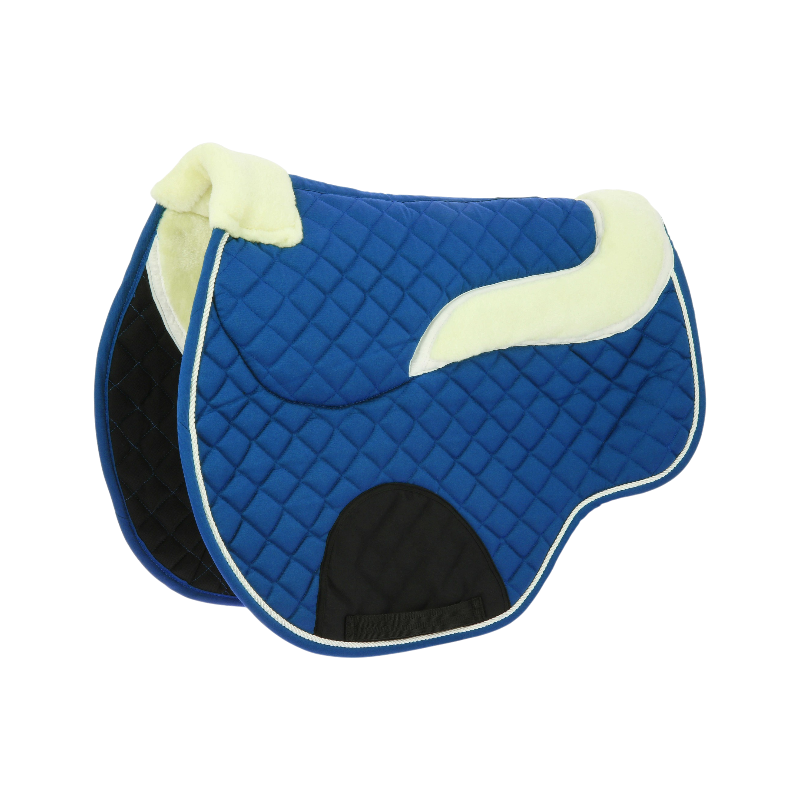 Riding World - Tapis de selle amortisseur bleu roi
