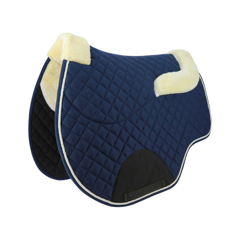 Riding World - Tapis de selle amortisseur marine