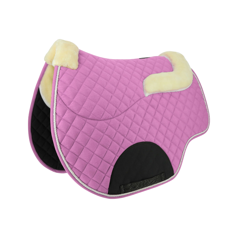 Riding World - Tapis de selle amortisseur rose