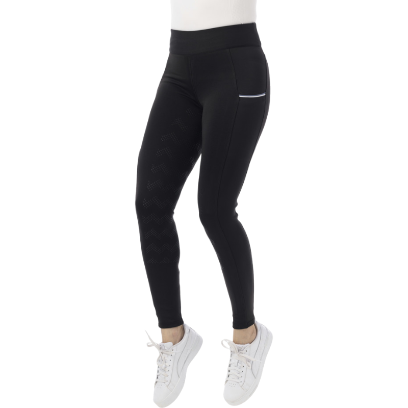 Riding World - Legging d'équitation femme agadir noir | - Ohlala