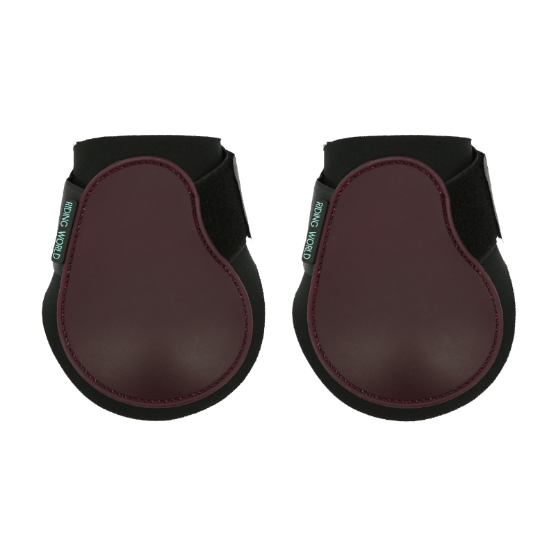 Riding World - Protège-boulets bordeaux | - Ohlala